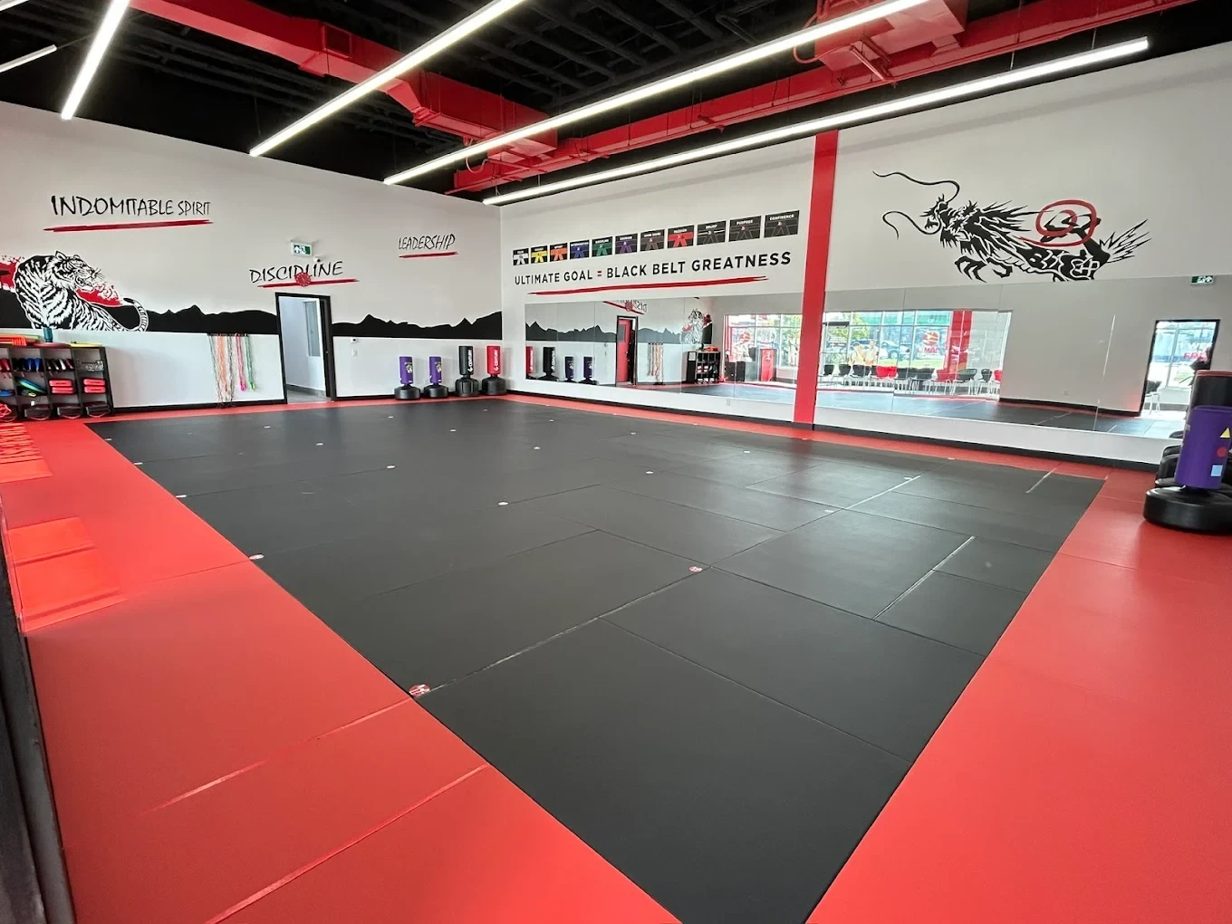 Students training at OMAC Martial Arts Richmond Hill