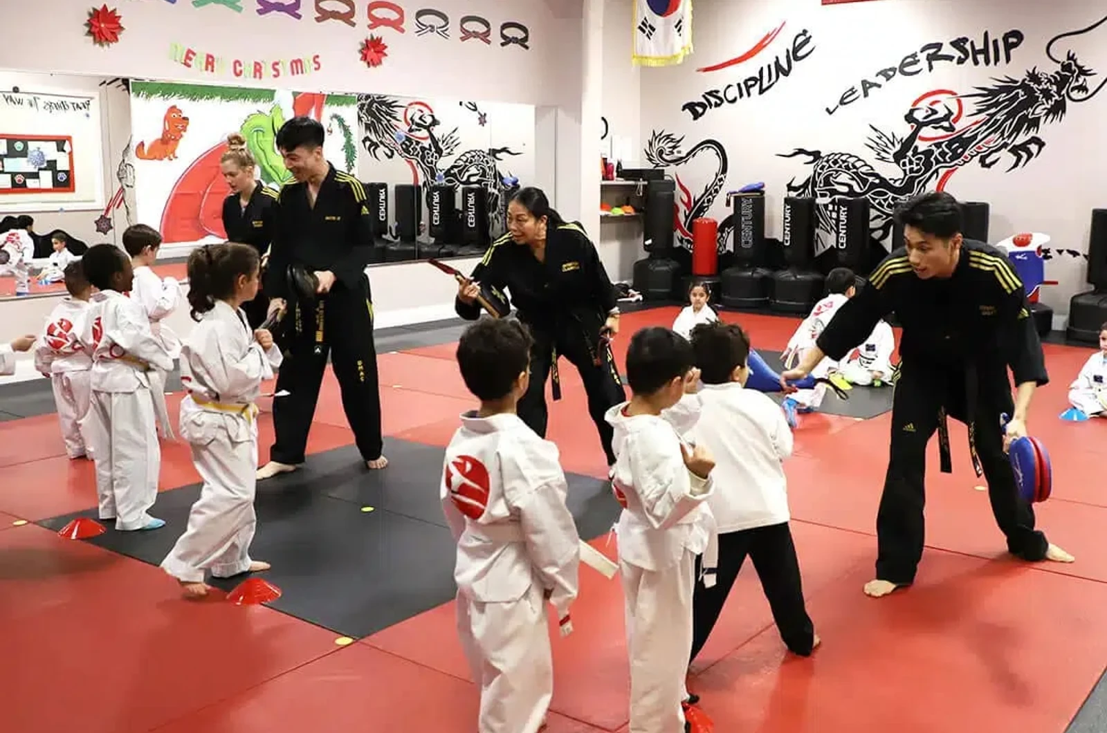 Kids in after-school martial arts at OMAC Martial Arts Richmond Hill