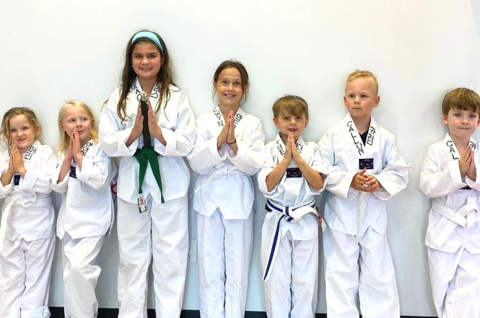 Kids getting fit and active through martial arts