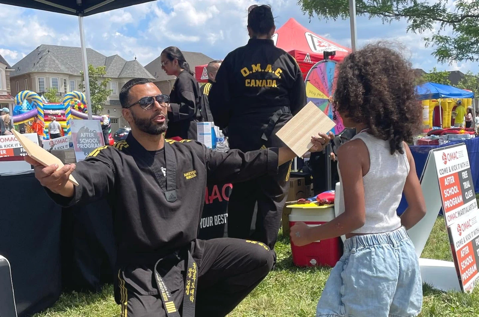 Kids summer camp training at OMAC Martial Arts Richmond Hill