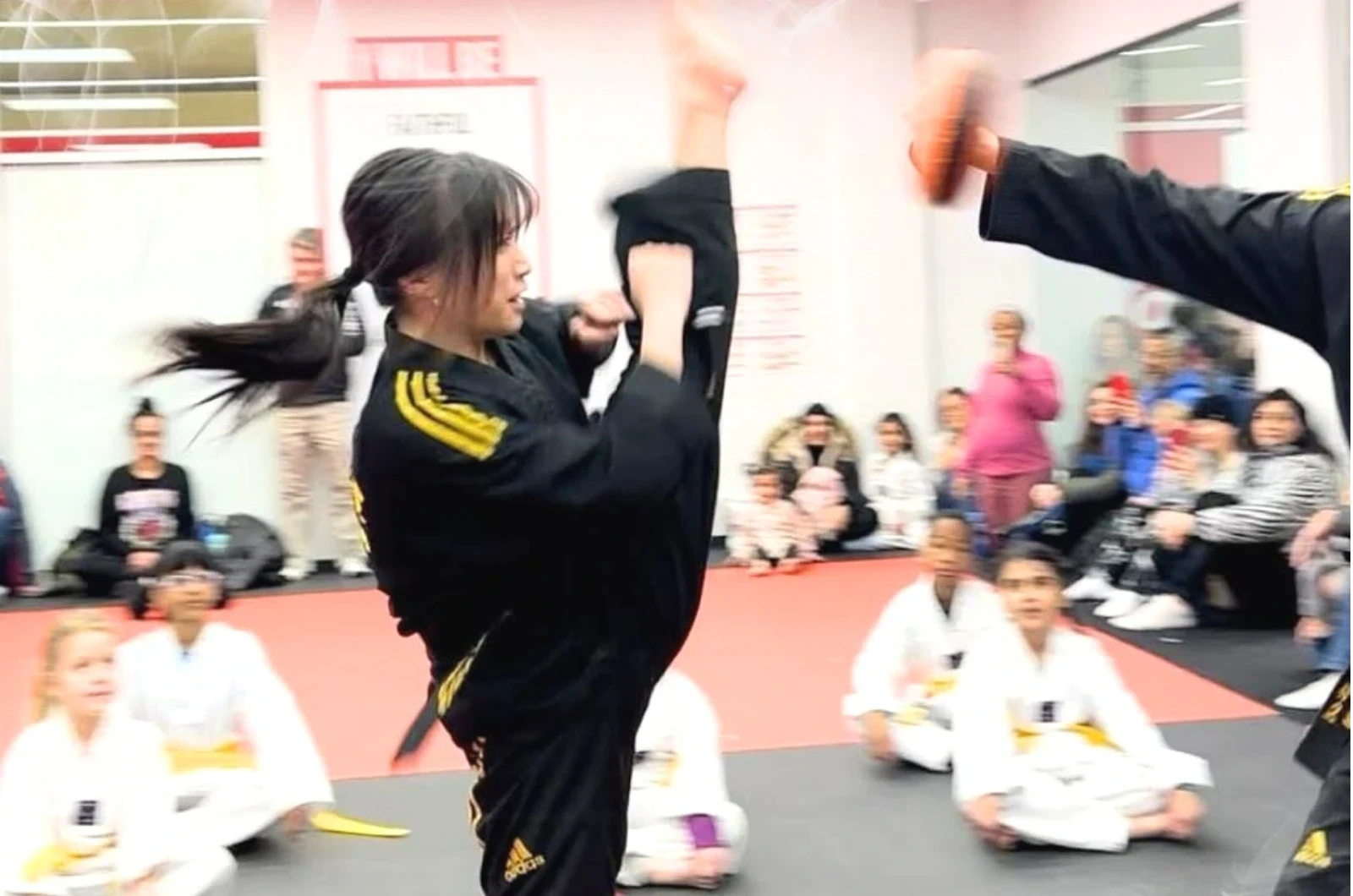 Taekwondo training at OMAC Martial Arts Richmond Hill